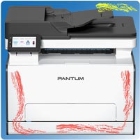 Ремонт принтеров Pantum CM2100ADN, заправка картриджей
